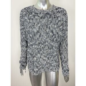 Vince Sweater Pullover Relaxed Linen Blend kint M